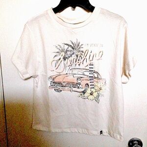 CircleX Cropped Graphic Tee
